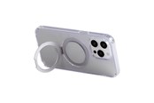 Mobiel - Covers & Cases - Joyroom Magnetic protective phone case with holder JR-BP004 for iPhone 15 Pro Max (transparent) - JR-BP004 iP 15 Pro M