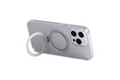 Mobiel - Covers & Cases - Joyroom Magnetic protective phone case with holder JR-BP004 for iPhone 15 Pro (transparent) - JR-BP004 iP 15 Pro T