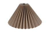 Lampen - Alpe Design Pleated lampshade grey linen 18 cm - 41418512