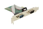 Netwerk-adapter (netwerkkaart, printserver, enz.) - DeLOCK PCI Express Card > 2 x Serial RS-232 - 89555