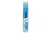 Schrijf- en tekengerei - Pilot Pen Pilot FriXion - refill - light blue (pack of 3) - BLS-FR5-S3-LB
