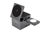 Mobiel - Adapters & Opladers - Choetech T632-F 3-in-1 15W inductive charger (black) - T632-F
