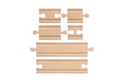 Houten speelgoed - Eichhorn Train Tracks Tracks Expansion Set 6 pcs. - 100006402
