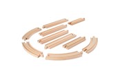 Houten speelgoed - Eichhorn Train Tracks Tracks Playset 10 pieces. - 100006403