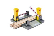 Houten speelgoed - Eichhorn Train Tracks Level Crossing with Barriers 3 parts. - 100006500