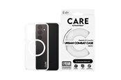 Mobiel - Covers & Cases - CARE by PanzerGlass Flagship Case Transparent Urban Combat w. White QI Compatible Samsung Galaxy S24 - PANZER1153