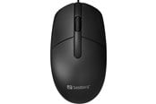 Muis - Sandberg USB Mouse - Muis - Optisch - 3 knoppen - Zwart - 331-00