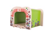 Houten speelgoed - Bigjigs Wooden Rails - Double Track Tunnel - BJT172