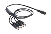 Voedingskabel (intern) - DeLOCK - Power Splitter - DC Jack 5.5 x 2.1 mm to DC Jack 5.5 x 2.1 mm - 50 cm - 83287