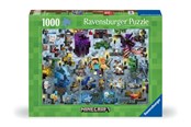 Puzzels - Ravensburger Puzzle Minecraft Mobs 1000p - 12000422
