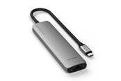 Docking station - Satechi 7-in-1 USB-C Slim Multiport Adapter with Ethernet - Space Grey - ST-P7SM