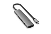 Docking station - Satechi 6-in-1 USB-C Slim Multiport Adapter - Space Grey - ST-P6SM