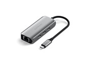 USB hub - Satechi 4-in-1 USB-C Hub with 2.5 Gigabit Ethernet and 3 USB-C ports for fast data transfer and connectivity USB hub - 3 - Grijs - ST-H3C25EM