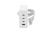 Mobiel - Adapters & Opladers - Mophie USB-C 120W Wall Adapter PD HUB (3xUSB-C + 1xUSB-A) GaN - White - 409909309