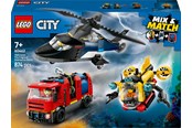 LEGO®  - LEGO City 60462 Helikopter, brandweerauto en onderzeeër remix - 60462