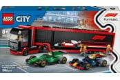 LEGO®  - LEGO 60445 F1® truck met RB20 en AMR24 F1® auto's *DEMO* - 60445