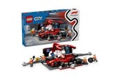 LEGO® - LEGO City 60443 F1® pitstop en pitcrew met Ferrari auto - 60443