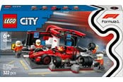LEGO®  - LEGO City 60443 F1® pitstop en pitcrew met Ferrari auto - 60443