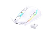 Muis - ONIKUMA CW905 Wireless - Gaming muis - Optisch - 7 knoppen - Wit met RGB-licht - CW905W Wireless