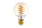 Armaturen & Lampen - EGLO LED spot G80 Globe 4W/820 245 lumen amber dimmable E27 - 110079