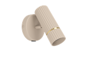 Lampen - EGLO CAMINIA wall light  sandy/brushed brass - 901153