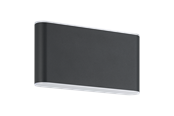 Lampen - EGLO GRUTTI outdoor wall lamp anthracite - 901026