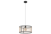 Lampen - EGLO DELLOW pendant black/brass - 43604