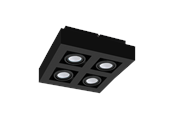 Lampen - EGLO MENDOZA surface-mounted lamp black - 31065