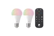 Smart Home - EGLO CONNECT-Z LED A60 9W RGB+TW E27 matt 2-pack incl. remote control - 110311
