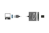 Geheugenkaart - adapter en kaartlezer - DeLOCK Card Reader - USB 3.0 - 91583