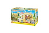 Pop, teddybeer en materiaal - Sylvanian Families Rainbow Fun Nursery Bus - 5744