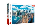 Puzzels - Trefl Puzzle - Brooklyn Bridge New York USA (1000 pieces) Vloer - TFL10725
