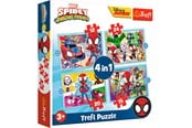Puzzels - Trefl Puzzle - Spidey and his Amazing Friends - Spideys Team (4in1) Vloer - TFL34611