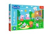 Puzzels - Trefl Puzzle - Peppa Pig - Fun in the Grass (24 Maxi pieces) Vloer - TFL14342
