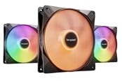 Case Fan - be quiet! LIGHT WINGS LX 140mm high-speed (3-pack) - Case ventilator - 140mm - Zwart met RGB-licht - 23 dBA - BL130