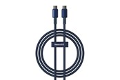 USB-kabel - Baseus Tungsten Gold USB-C to USB-C Cable 100W 1m (blue) - P10319800321-03