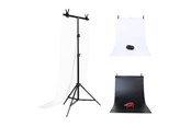 Diversen - Puluz Photo studio background support 70x200cm + Backdrops 2 pcs DCA0976 - DCA0976