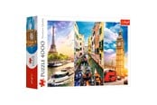 Puzzels - Trefl Puzzle - Trip around Europe (4000 pieces) Vloer - TFL45009
