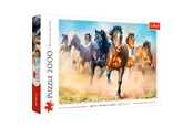 Puzzels - Trefl Puzzle - Galloping herd of horses (2000 pieces) Vloer - TFL27098