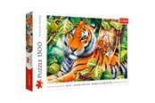 Puzzels - Trefl Puzzle - Two tigers (1500 pieces) Vloer - TFL26159