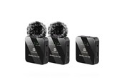 Microfoon - Puluz Wireless Lavalier Microphone 2 TX + 1 RX - PU3154B