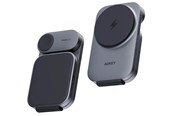 Mobiel - Adapters & Opladers - Aukey LC-MC312 MagFusion Z Qi2 3-in-1 Foldable Wireless Charging Station - LC-MC312