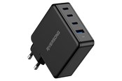 Mobiel - Adapters & Opladers - Riversong PowerKub 100W GaN Charger 3xUSB-C/1XUSB-A Output Black - AD105-EU-BLACK