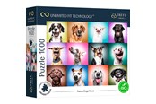 Puzzels - Trefl Puzzle - Unlimited Fit - Funny Dogs Faces (1000 pieces) Vloer - TFL10706