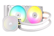 CPU koeler - Corsair NAUTILUS 240 ARGB White - CPU waterkoeling - Max 36 dBA - CW-9060094-WW