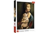 Puzzels - Trefl Puzzle - Lady with a cat (1000 pieces) Vloer - TFL10663