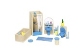 Dolls & Accessories - Goki Dollhouse Furniture Bathroom - 51903