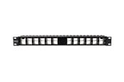 Accessoires - TRENDnet TC-KP24SA - patch panel - 1U - 19" - blank angled keystone shielded - TAA Compliant - TC-KP24SA