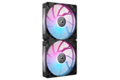 Case Fan - Corsair iCUE LINK RX140 MAX RGB (2-pack) - Case ventilator - 140mm - Zwart met RGB-licht - 36 dBA - CO-9051036-WW