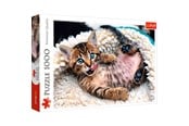 Puzzels - Trefl Puzzle - Cheerful kitten (1000 pieces) Vloer - TFL10448